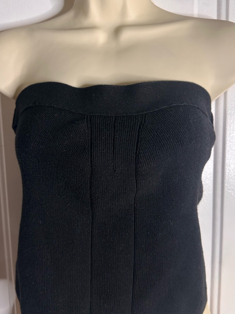 Intimately by Free people.Strapless Black Knit Top- Elegant Tube Style